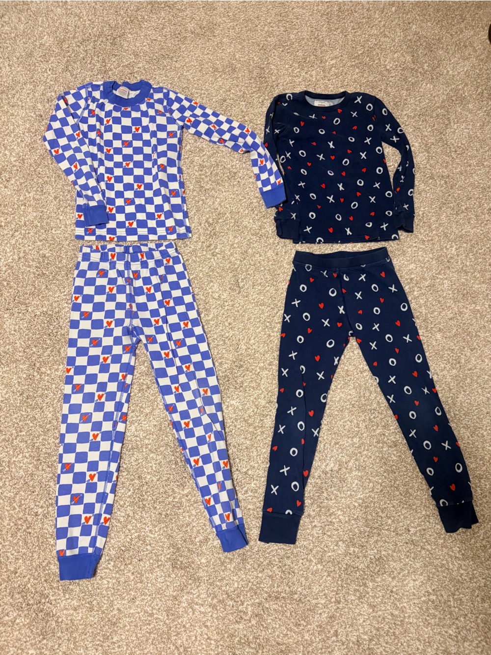 XO Pattern Pajama Set